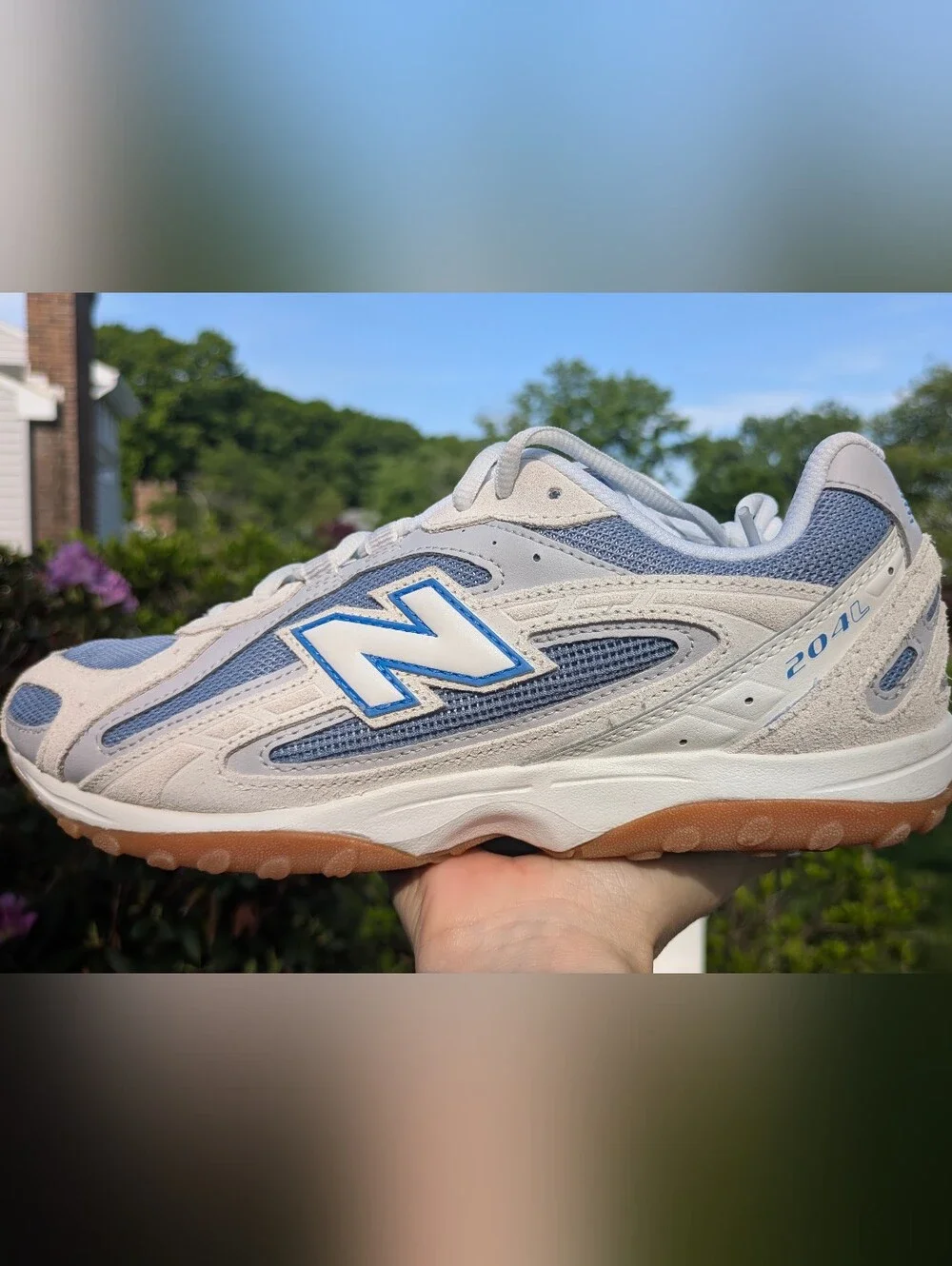 NICE New Balance 204L Grey/Blue M7.5/W9